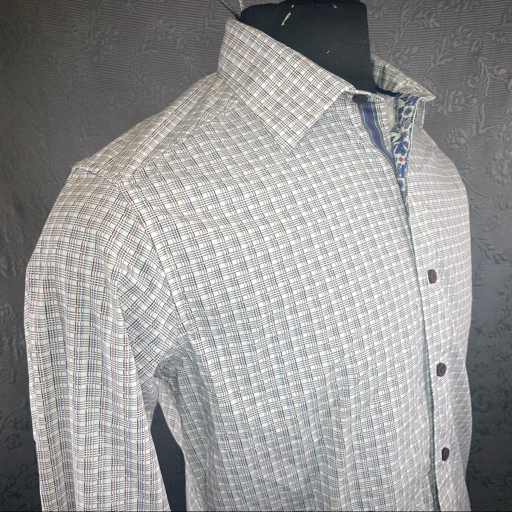 Robert Graham Multicolored Check Button Up - image 5